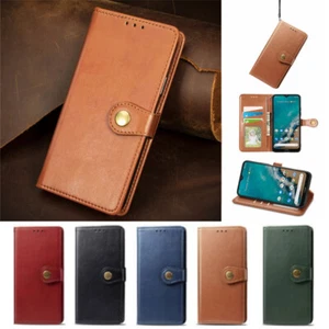 Card Holder Leather Case Cover for Nokia G50 G300 X100 X10 C01 Plus XR20 C20 G10 - Picture 1 of 9