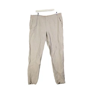J. JILL LOVE LINEN Pull-On Pants SZ XL TALL Beige Coastal Grandma Beach Lagen - Picture 1 of 8