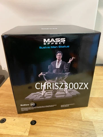 Mass Effect ILLUSIVE Man Polyresin Statue Figure Color Statuette + COA Numbered Cover