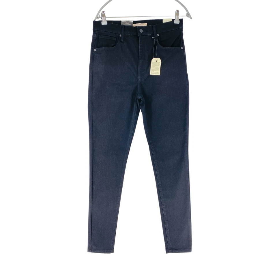 Levi's Premium damen Schwarz Mile High Anstieg Super Hautenge Jeans W31 L30