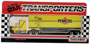 1:87 (MATCHBOX) NASCAR® # "PENNZOIL RACING®" SUPER STAR™ TRANSPORTERS TRUCK - Picture 1 of 4