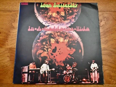 Iron Butterfly ♫ In-A-Gadda-Da-Vida ♫ Rare White Label Import Vinyl LP Misprint - Image 1 of 3