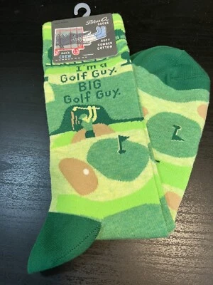 NUEVOS calcetines de golf azules Q Crew para hombre Foto 1 de 3