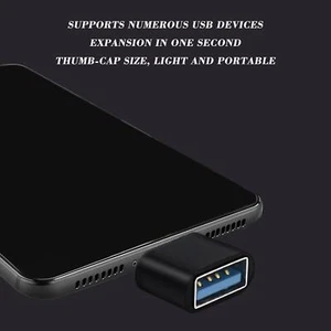 Type C to USB Adapter 3.0 USB-C 3.1 Male OTG A Female Connector Converters T9P0 - Zdjęcie 1 z 14