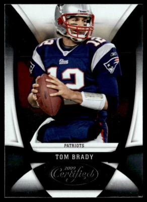2009 Donruss Certified #74 Tom Brady Football New England Patriots - Image 1 of 2