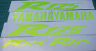 6 X  LIMELIGHT FLUORESCENT REFLECTIVE   YZF-R125   VINYL DECAL STICKERS