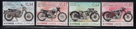 CYPRUS Museum of Classic Motorcycles MNH set - Image 1 of 1