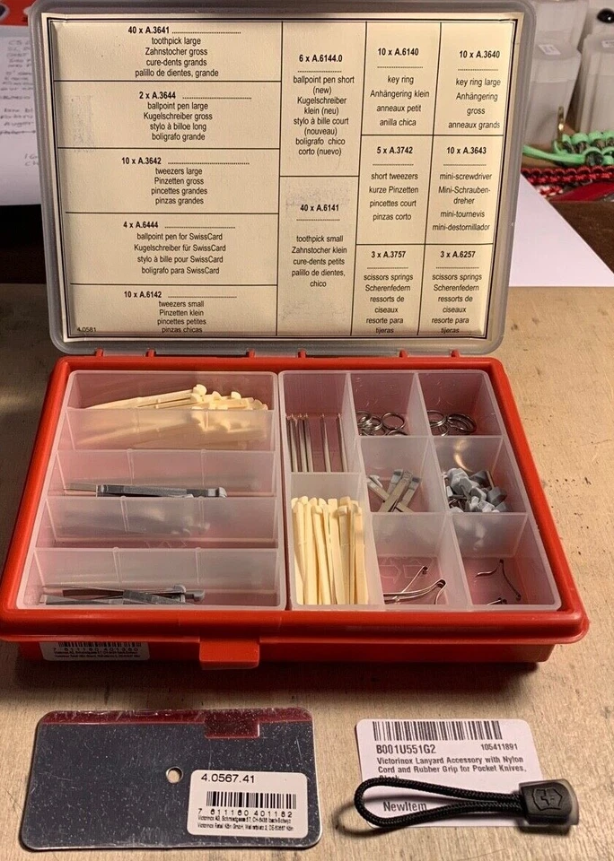 Victorinox Knife Genuine Replacement Parts Pens Toothpick Tweezer Rings Springs - Image 1 of 1
