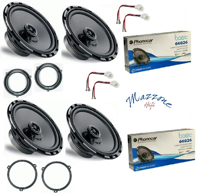 PHONOCAR 66026 Kit 4 casse FIAT PANDA 169 03>12 SUPPORTI E CONNET ALTOPARLANTI