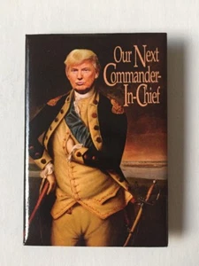 2016 Donald Trump for President 3X2 Rectangle Button Our Next Commander In Chief - Picture 1 of 2