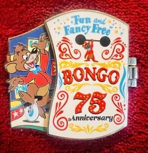 Fun and Fancy Free - Bongo & LuluBelle - 75th Anniversary Hinged Disney Pin - Picture 1 of 9