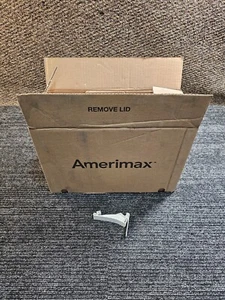 (QTY 75) Amerimax M0722B 5-in Gutter Hanger, K-Style, Hidden, Vinyl, White - Picture 1 of 7