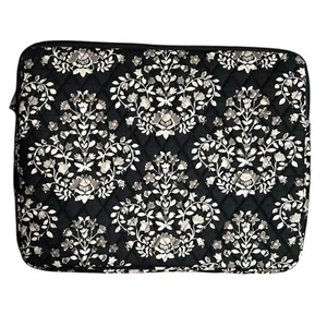 Vera Bradley Laptop Sleeve Black White b&w 13” Laptop - Bild 1 von 3