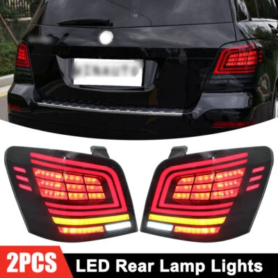 For Mercedes Benz GLK 2007-2015 Smoked LED Taillights Brake Lights Turn Signals - Image 1 of 4