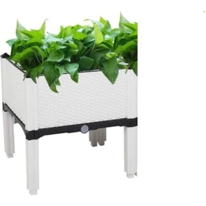 Raised Planter Box. White. Great for Plants Flowers - Picture 1 of 1