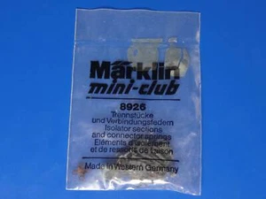 MARKLIN Z - 8926 - Secciones Aislador + Resortes Conectores - Mini-Club // NUEVO - Imagen 1 de 2