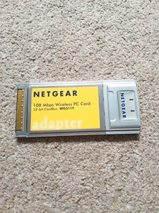 Netgear WG511T 108 Mbps Wireless PC Card - Untested - Picture 1 of 2