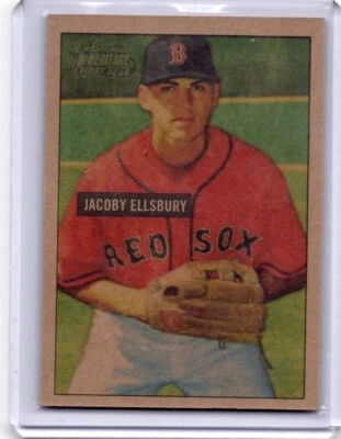 2005 Bowman Heritage красное дерево No337 Джейкоби Эллсбери RC почти как новый + SP - Изображение 1 из 2