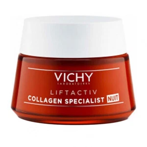 New Vichy Liftactiv Collagen Specialist NIGHT Cream 50 ml Reduce Wrinkles - Picture 1 of 2