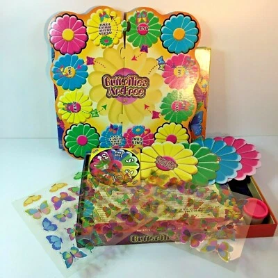 Butterflies are Free Game Fundex Game of Butterflies Flowers Fun Vtg 2000 Colors - Image 1 of 4