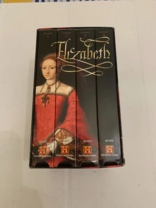 2002 Elizabeth 4 VHS Video Tape Box Set The History Channel - Picture 1 of 4
