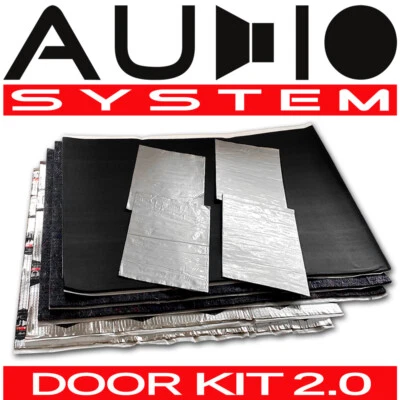 AUDIO SYSTEM DOOR KIT 2.0 - Dämm Set zur Dämmung von 2 Fahrzeug Kfz Auto Türen - Bild 1 von 4