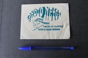 Aufkleber / Sticker - SCHNEEFOTO - Urlaubsreporter - La Clusaz - Bild 1 von 2