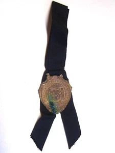 Vintage New York State Medaille mit schwarzem Band. - Bild 1 von 5