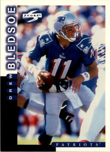 1998 Score #144 Drew Bledsoe WSU New England Patriots NFL Football Card Base
