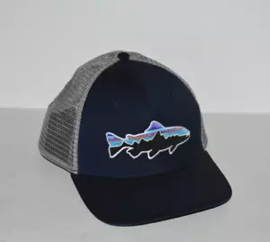 Sombrero Patagonia Hombres Snap Back Fitz Roy Trucha Malla Orgánica Clásico Correr Gimnasio Core Cap - Imagen 1 de 1