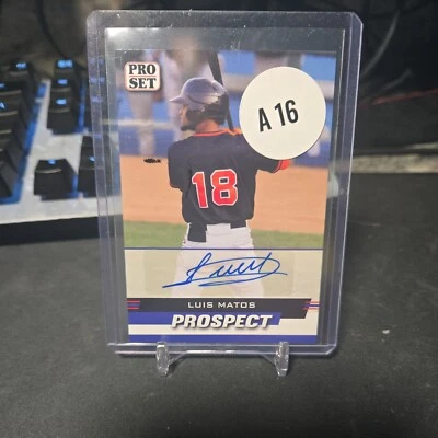 2022 Leaf Pro Set Prospects - #PSP-LM2 Luis Matos (AU, RC) - Image 1 of 2