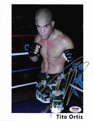 Foto autografiada por Tito Ortiz UFC de 8x10 PSA/DNA Huntington Beach Bad Boy Foto 1 de 2