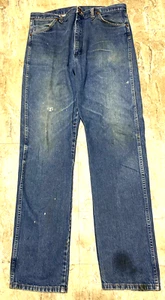 Wrangler Jeans Mens 38x36 Blue Denim - Imagen 1 de 3