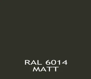 Kunstharzlack 2 Liter Bundeswehr Tarnfarbe RAL 6014 gelboliv matt/KH2000M - Bild 1 von 1