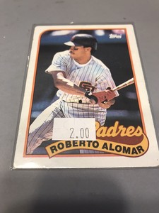 1989 topps 206 roberto Alomar 