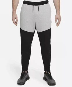 Nike Sportswear Tech Fleece Joggers Grey Black CU4495-016 Men Size 2XL - Picture 1 of 7