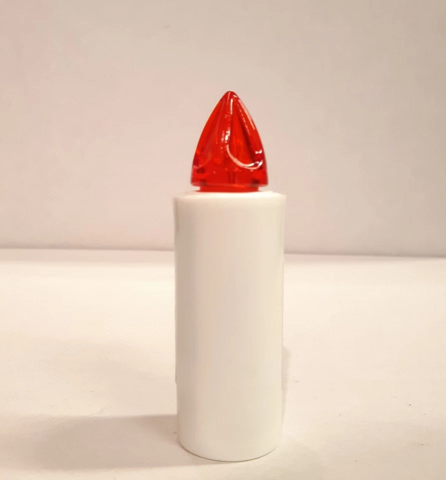 LUMINO A BATTERIA SOSTITUIBILE CANDELA STILO LUCE ROSSA DURATA 1 ANNO