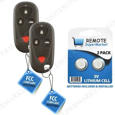 Replacement for Acura 2004-2006 TL 2004-2008 TSX Remote Car Keyless Key Fob Pair Foto 1 de 4