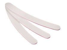 1 Nail File White Curved 100 180 Professional File for Yellow Nails Fingernails Gel