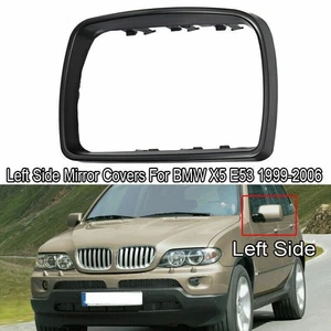 For BMW E53 X5 Driver Left Side Mirror Cover Cap Trim Ring Ref 51168254903 , - Picture 1 of 7