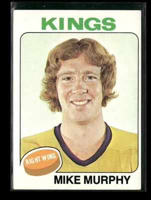 1975-76 Topps #52 Mike Murphy Los Angeles Kings - Image 1 of 2