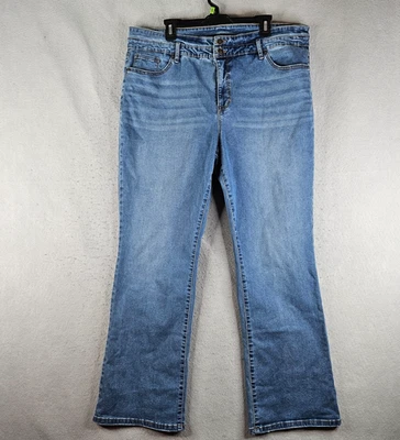 Sofia Vergara Jeans Womens 20 W Blue Denim Merisol Bootcut Stretch - Image 1 of 4