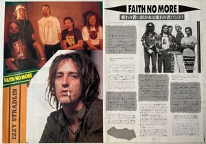 FAITH NO MORE Mike Patton 1993 CLIPPING JAPAN MAGAZINE IR 5A 3PAGE - Picture 1 of 4