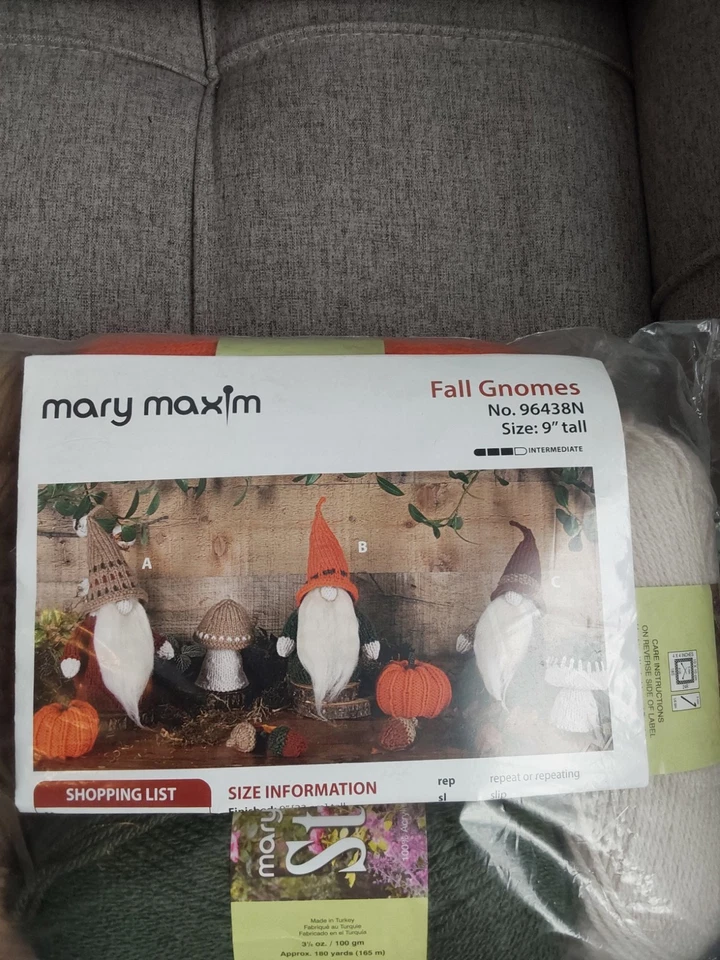 Mary Maxim Fall Gnomes No 96438N - Image 1 of 1