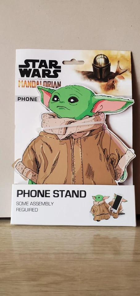📱 Star Wars The Mandalorian The Child Baby Yoda Phone Holder & Stand 6"x5" NEW - Image 1 of 2