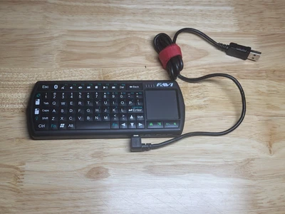 Favi Backlit Wireless USB Mini Keyboard Mouse Touchpad NO BATTERY - Image 1 of 4
