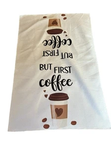 NEW kitchen hand towel microfiber 15x23 inches coffee - Picture 1 of 2