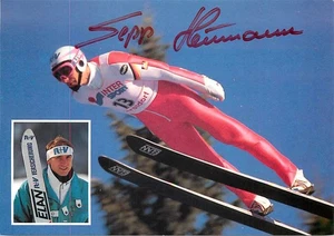Sepp Heumann Autogrammkarte Skispringen Wintersport 90er Jahre - Bild 1 von 2
