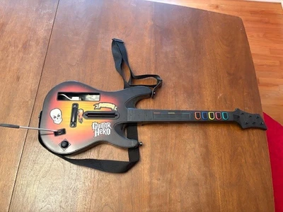 Guitar Hero Controller Wireless Sunburst per Nintendo Wii non testato - Immagine 1 di 3