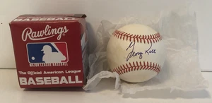 George Kell Autogramm signed Baseball mit Box Detroit Tigers RO-A HOF All Star - Bild 1 von 10